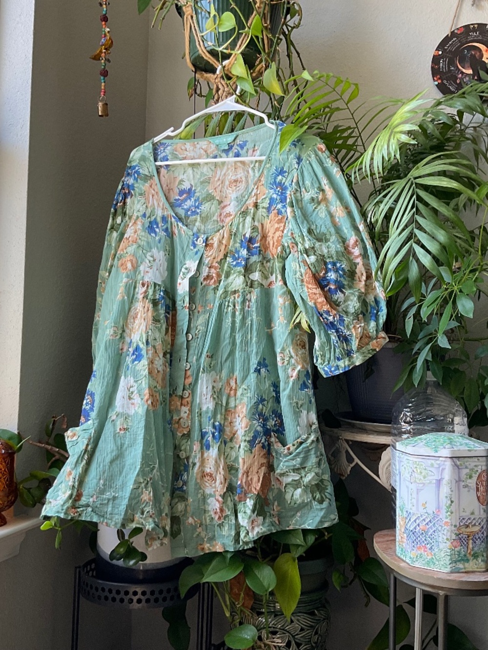 Womens XL Blouse April Cornell